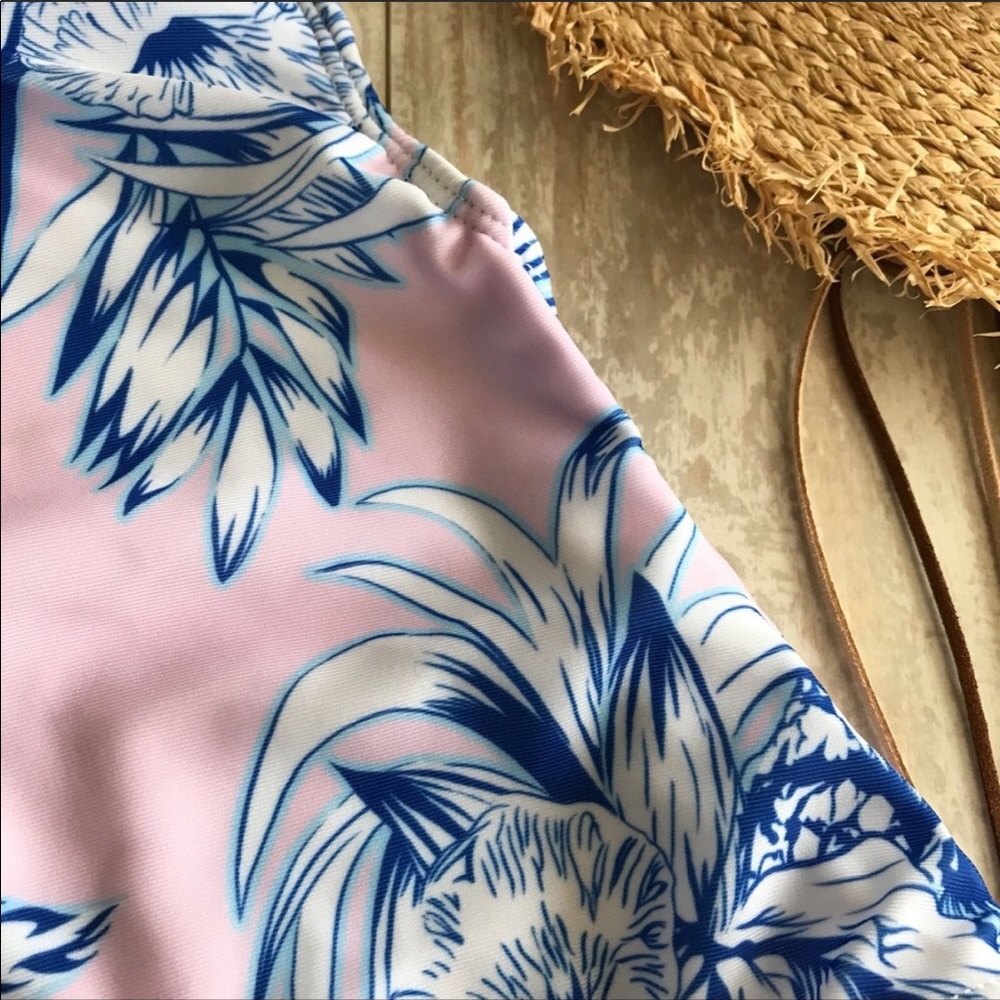 NWT One Piece Flower Swimsuit - Picture 6 of 8